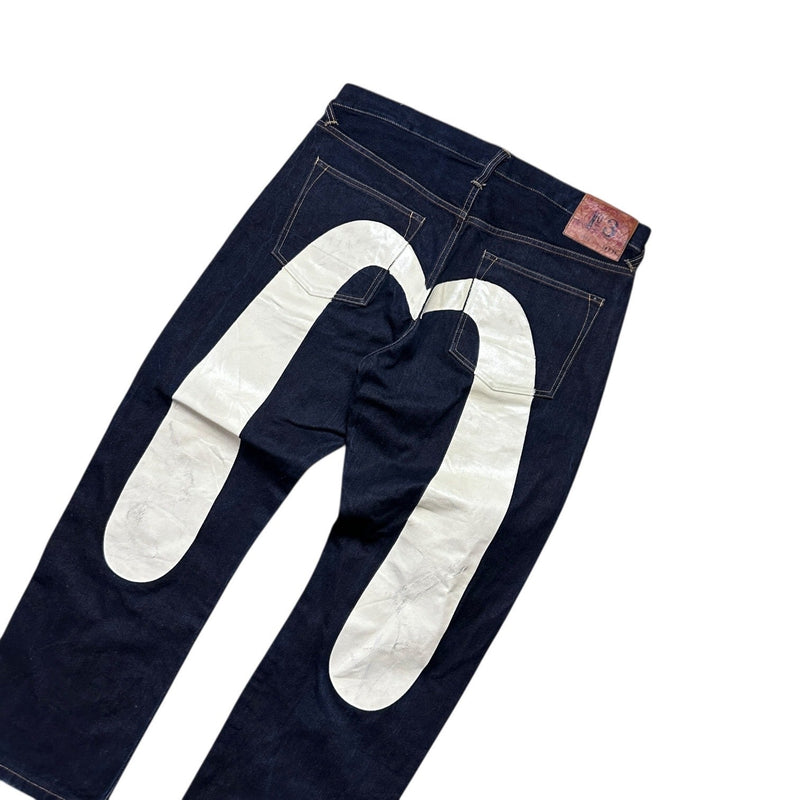 Evisu Daicock Seagull Japanese Denim Jeans - vintageconcierge