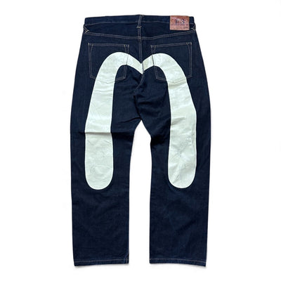 Evisu Daicock Seagull Japanese Denim Jeans - vintageconcierge