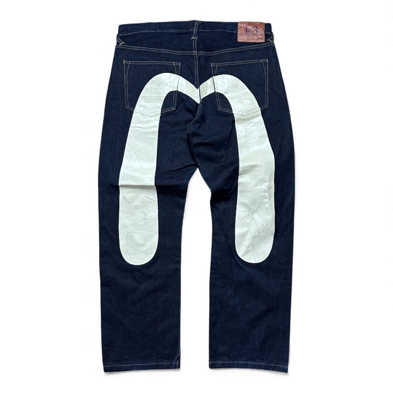 Evisu Daicock Seagull Japanese Denim Jeans - vintageconcierge