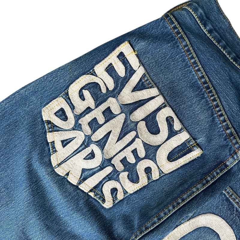 Evisu Genes Paris Denim Jeans - vintageconcierge