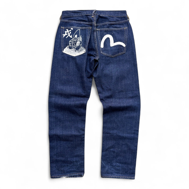 Evisu Jeans Painted Gull Backprint - vintageconcierge