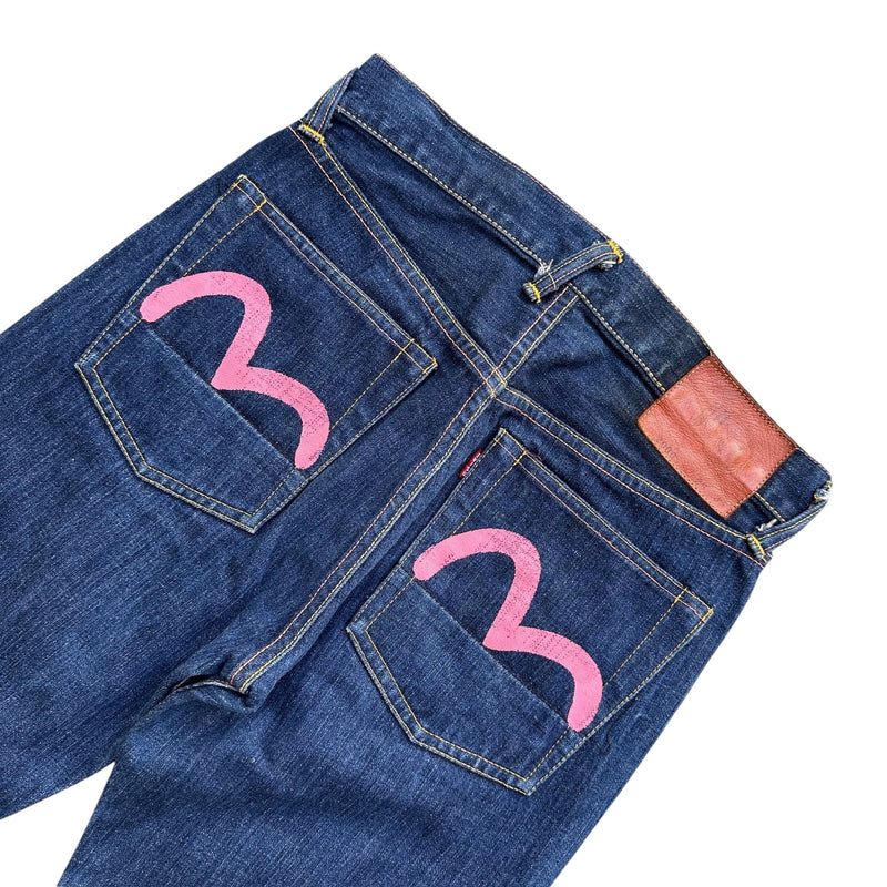 Evisu Jeans Painted Gull Backprint - vintageconcierge
