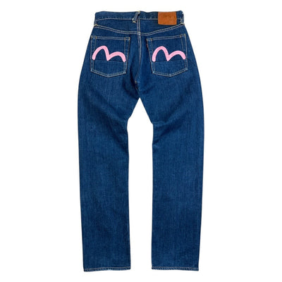 Evisu Pink Seagull Japanese Denim Jeans | XS - vintageconcierge