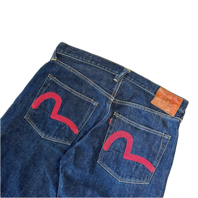 Evisu Seagull Jeans Short - vintageconcierge