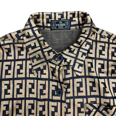 Fendi 90s Womens Monogram Shirt - vintageconcierge