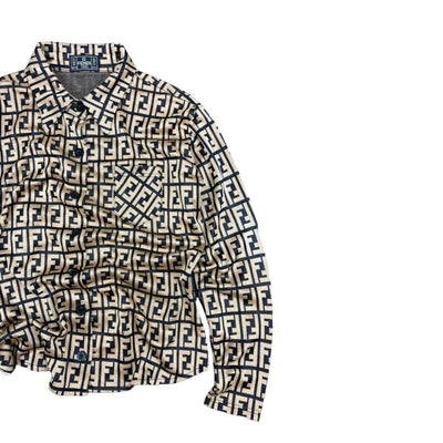 Fendi 90s Womens Monogram Shirt - vintageconcierge