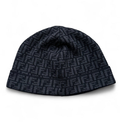 Fendi Zucca Monogram Beanie - vintageconcierge