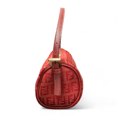 Fendi Zucchino Canvas Mini Pouch Bag - vintageconcierge