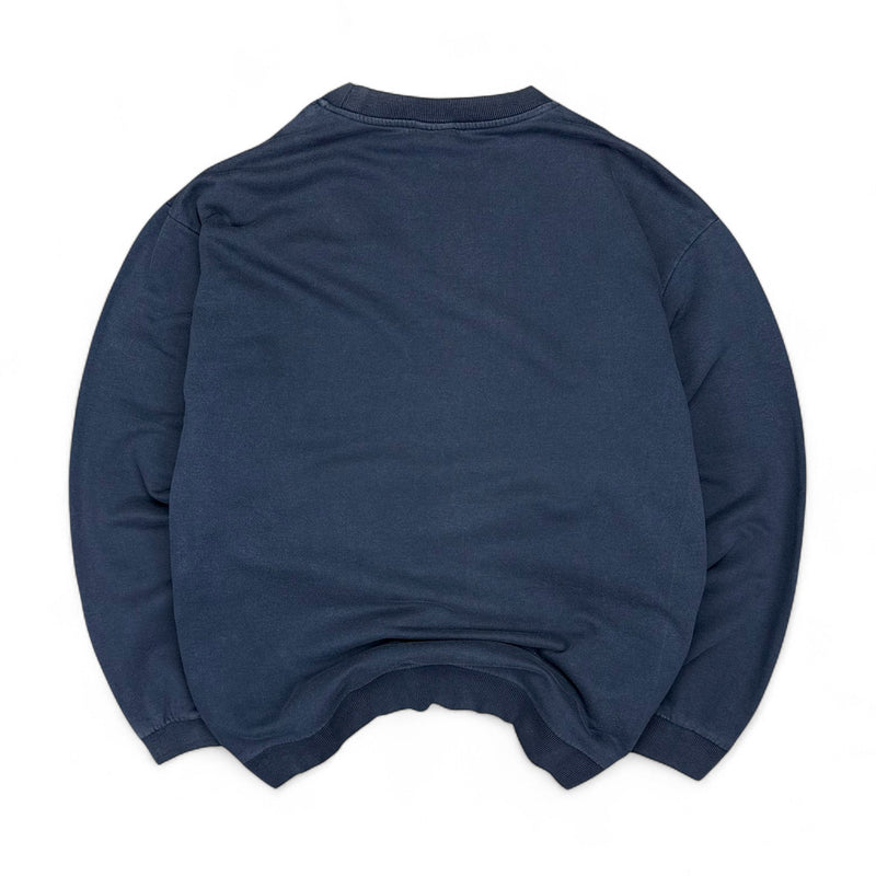 Fishbone Sweater Navy - vintageconcierge