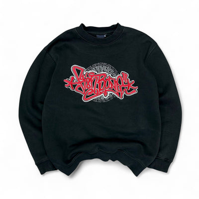 Fishbone Vintage Hip - Hop Spellout Sweater - vintageconcierge