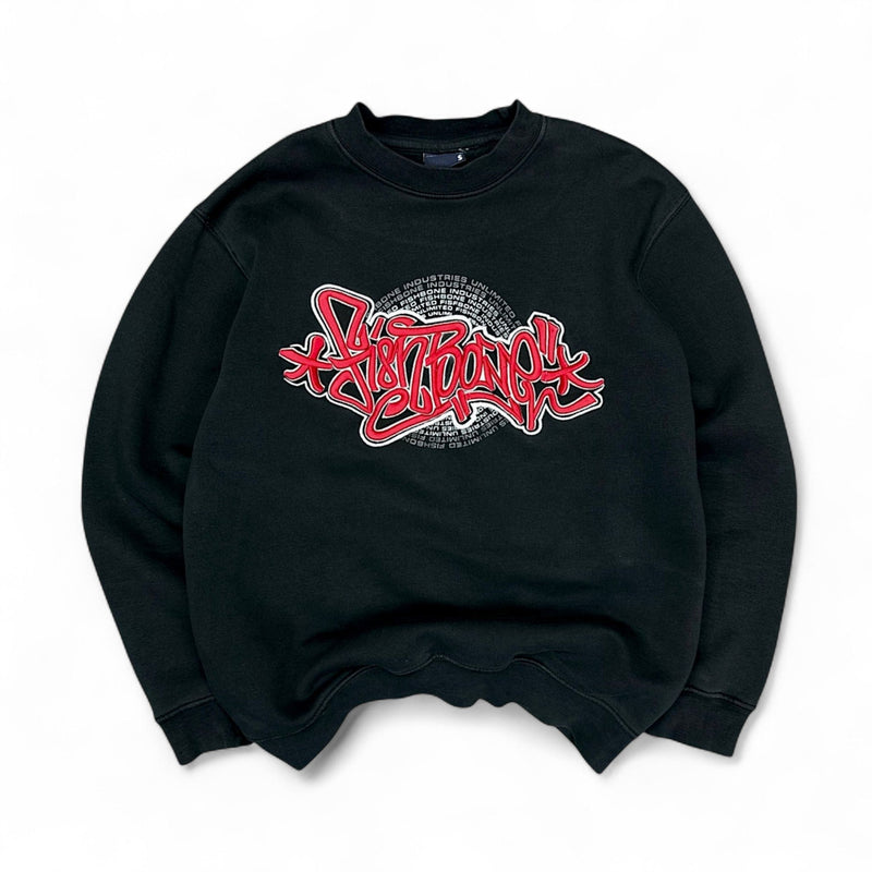Fishbone Vintage Hip - Hop Spellout Sweater - vintageconcierge