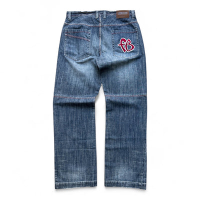 FUBU Vintage Y2K Baggy Jeans - vintageconcierge