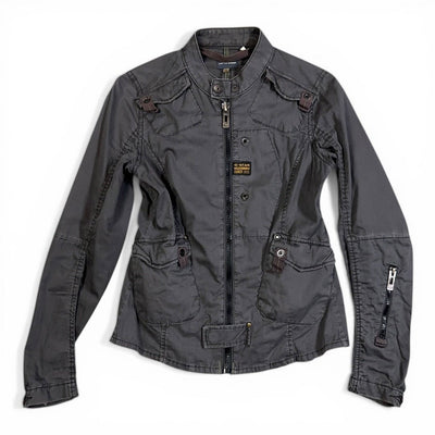 G - Star Raw Archive Y2K Jacke Grey Utility | S - vintageconcierge