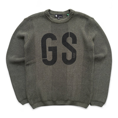 G - Star Raw Army Knit Sweatshirt - vintageconcierge
