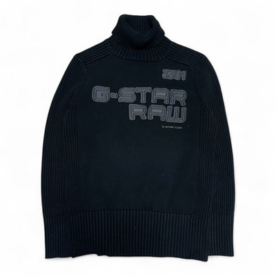 G - Star Raw Heavy Knit Turtle Neck Sweatshirt - vintageconcierge