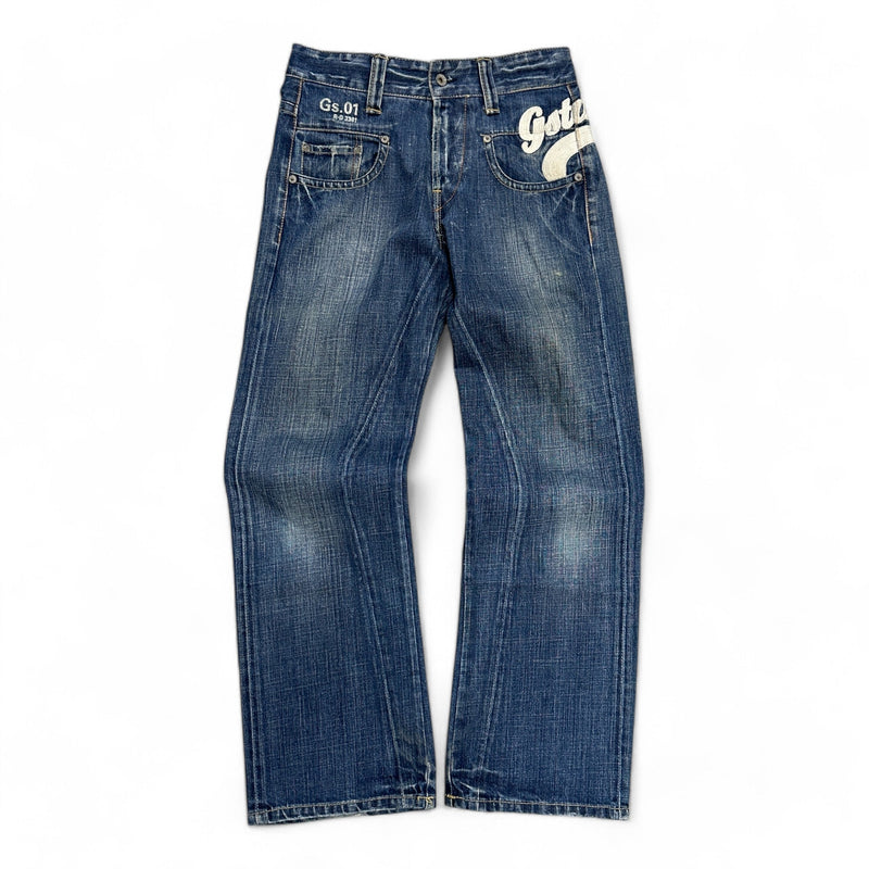 G - Star Raw Spellout Denim Jeans - vintageconcierge