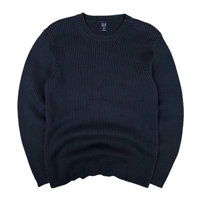 Gap Vintage Knit Sweater Navy - vintageconcierge