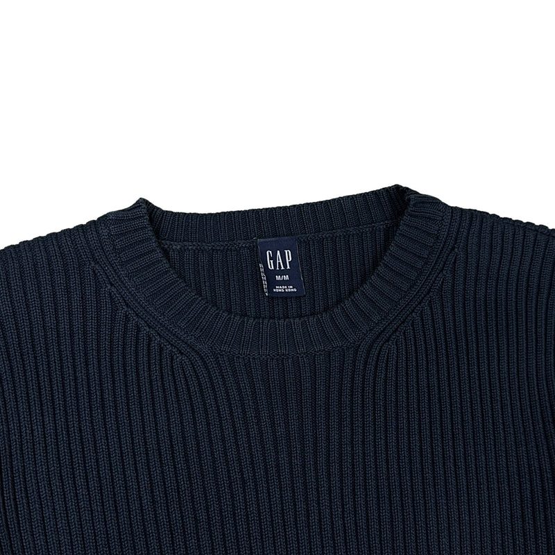 Gap Vintage Knit Sweater Navy - vintageconcierge