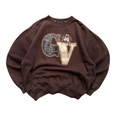 Vintage Gianni Valentino Sweatshirt in bequemer Passform, mit Logo-Print und weichem Material.