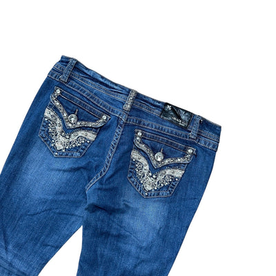 Grace LA Bootcut Low Rise Jeans - vintageconcierge