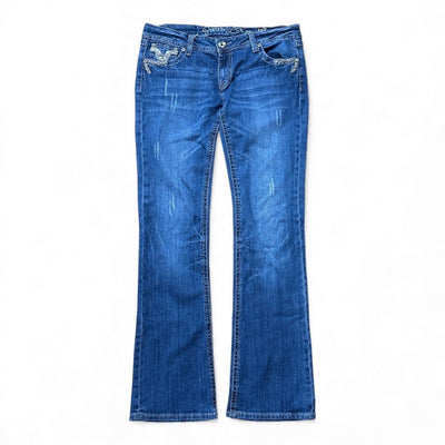Grace LA Bootcut Low Rise Jeans - vintageconcierge