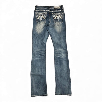 Grace LA Low Waist Bootcut Jeans - vintageconcierge