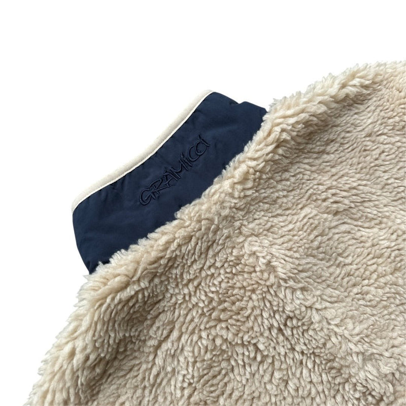 Gramicci Sherpa Fleece Jacke Beige - vintageconcierge