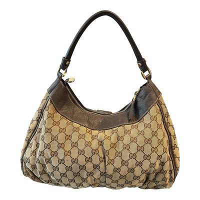 Gucci Abbey D - Ring Handbag Beige - vintageconcierge