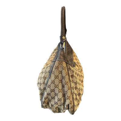 Gucci Abbey D - Ring Handbag Beige - vintageconcierge