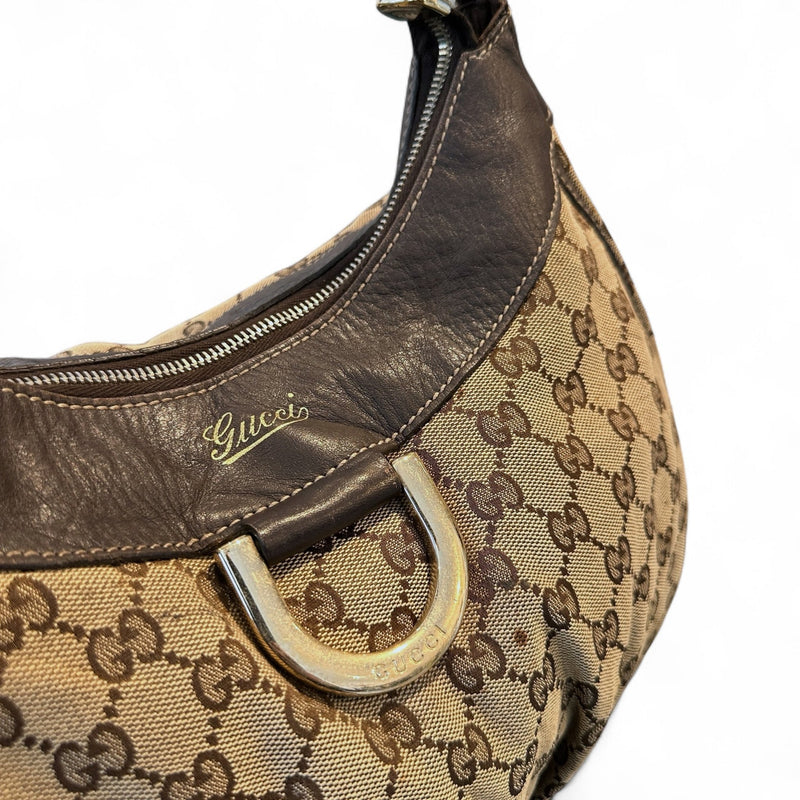 Gucci Abbey D - Ring Handbag Beige - vintageconcierge