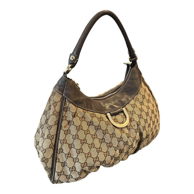 Gucci Abbey D - Ring Handbag Beige - vintageconcierge