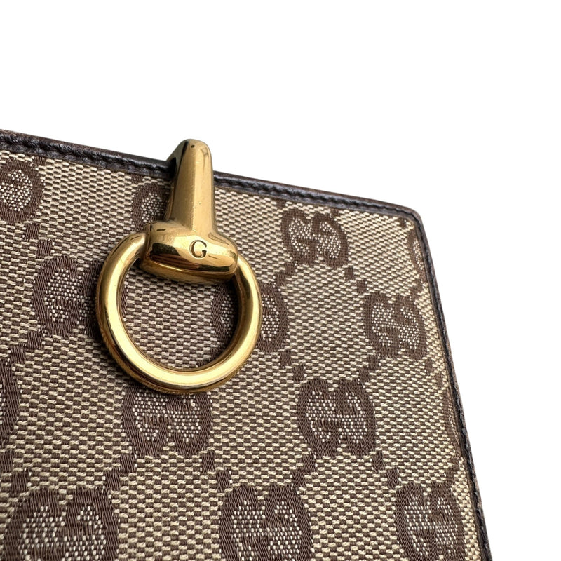 Gucci GG Canvas Geldbörse mit Horsebit - vintageconcierge