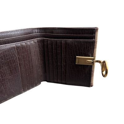 Gucci GG Canvas Geldbörse mit Horsebit - vintageconcierge