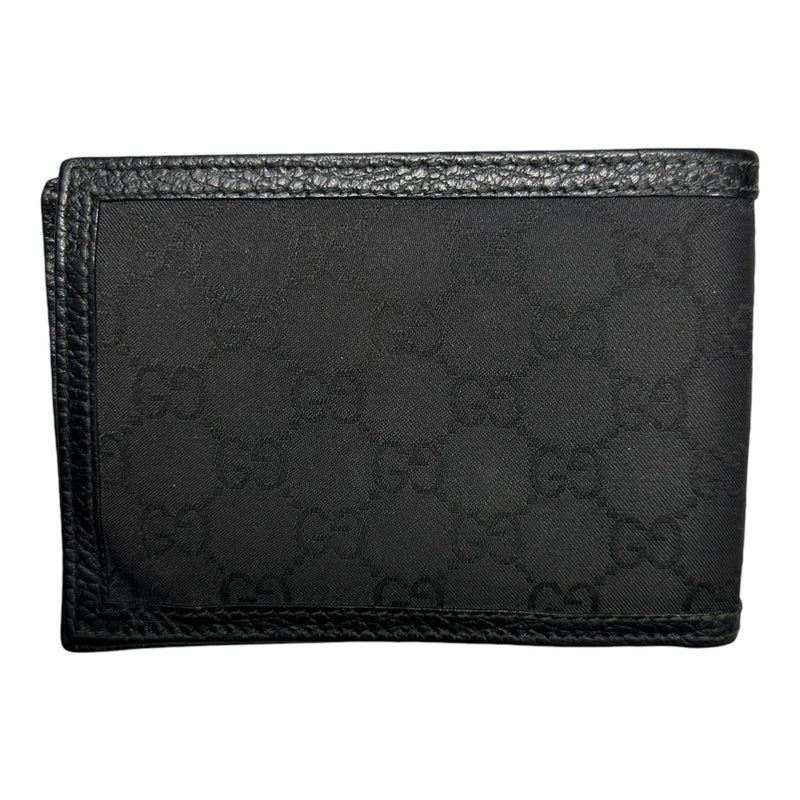 Gucci GG Canvas Leder Bifold Wallet - vintageconcierge