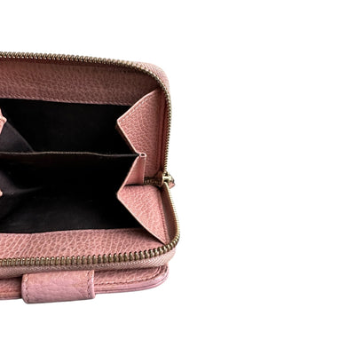 Gucci GG Canvas Pink Wallet - vintageconcierge
