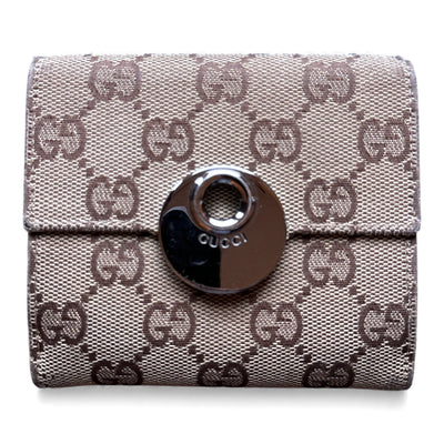 Gucci GG Canvas Wallet - vintageconcierge