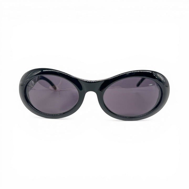 Gucci GG Logo Oval Sonnenbrille Black – Vintage | vintageconcierge
