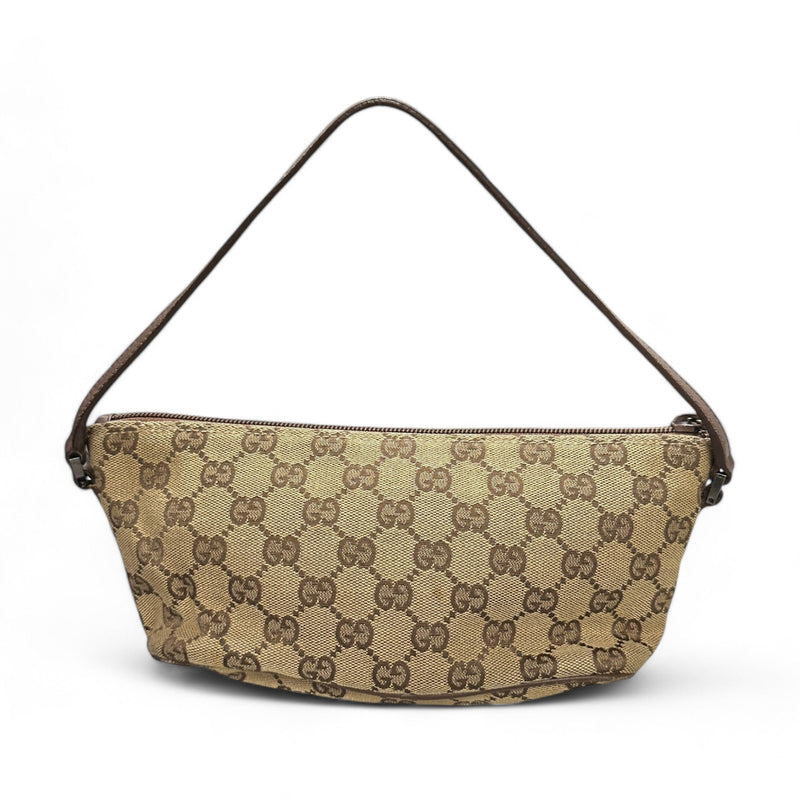 Gucci GG Monogram Boat Pochette Bag - vintageconcierge