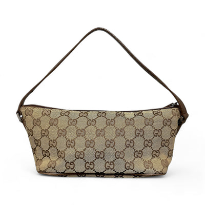 Gucci GG Monogram Boat Pochette Bag - vintageconcierge