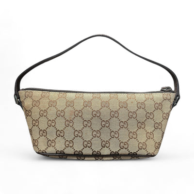 Gucci GG Monogram Boat Pochette Bag - vintageconcierge