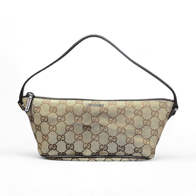 Gucci GG Monogram Boat Pochette Bag - vintageconcierge