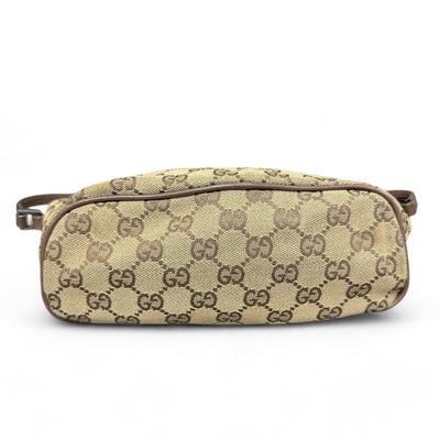 Gucci GG Monogram Boat Pochette Bag - vintageconcierge