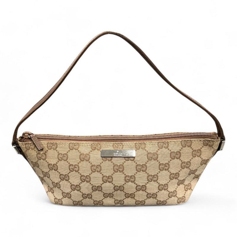 Gucci GG Monogram Boat Pochette Bag - vintageconcierge