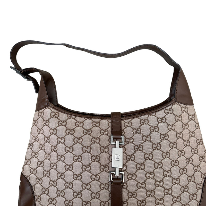 Gucci GG Monogram Jackie Handbag - vintageconcierge