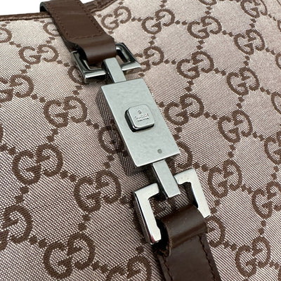 Gucci GG Monogram Jackie Handbag - vintageconcierge