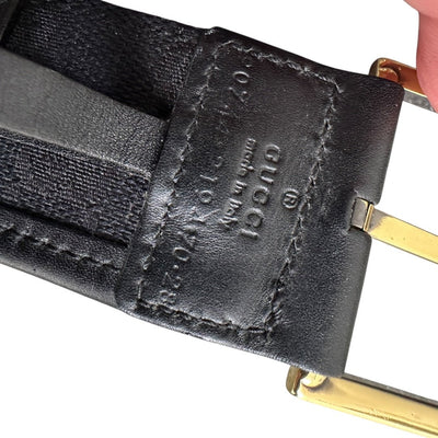Gucci GG Monogramm Belt - vintageconcierge
