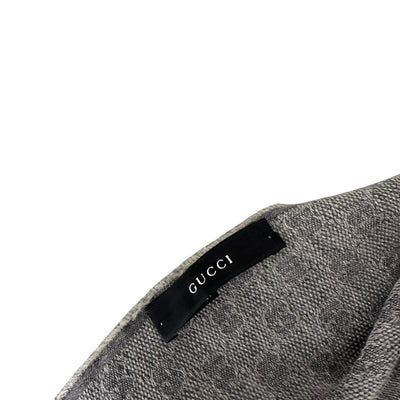 Gucci Scarf GG Monogramm Grau - vintageconcierge