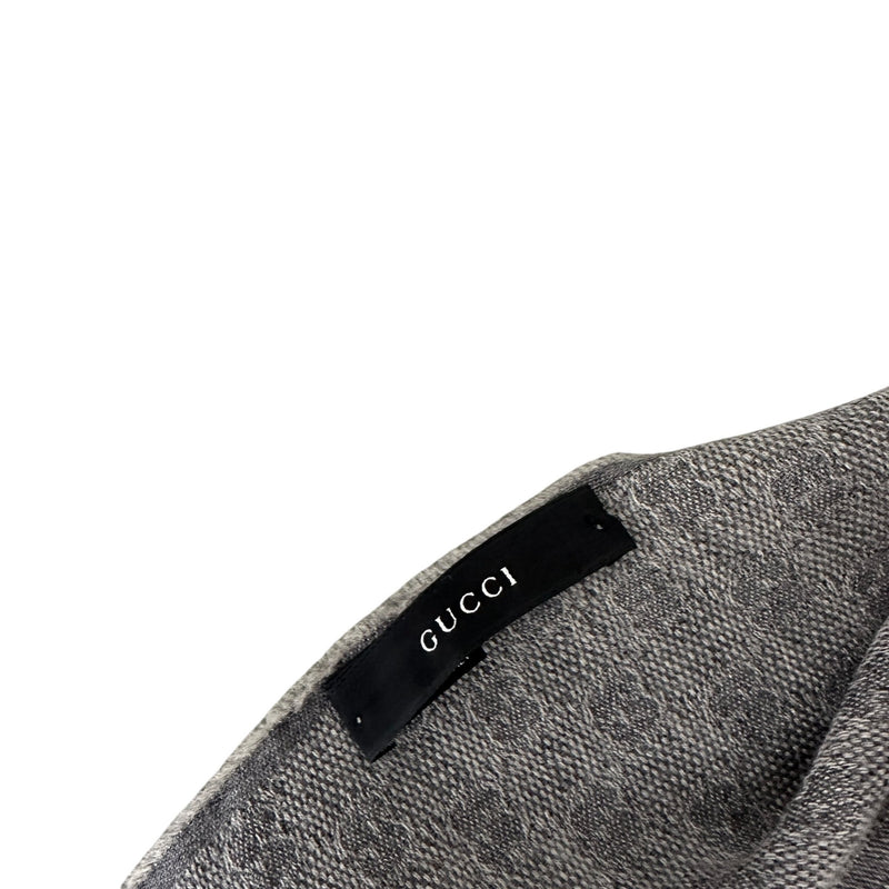 Gucci Scarf GG Monogramm Grau - vintageconcierge