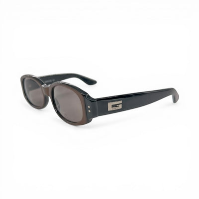 Gucci Sunglasses Brown Black – Vintage Designer Sonnenbrille GG Logo - vintageconcierge