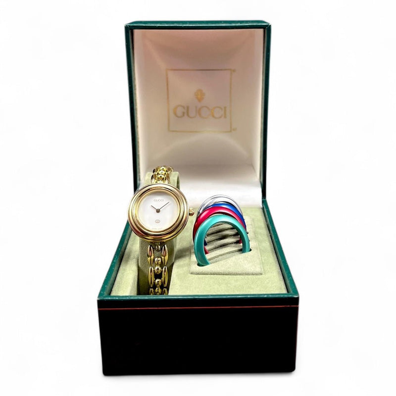 Gucci Vintage Bezel Quartz Uhr - vintageconcierge
